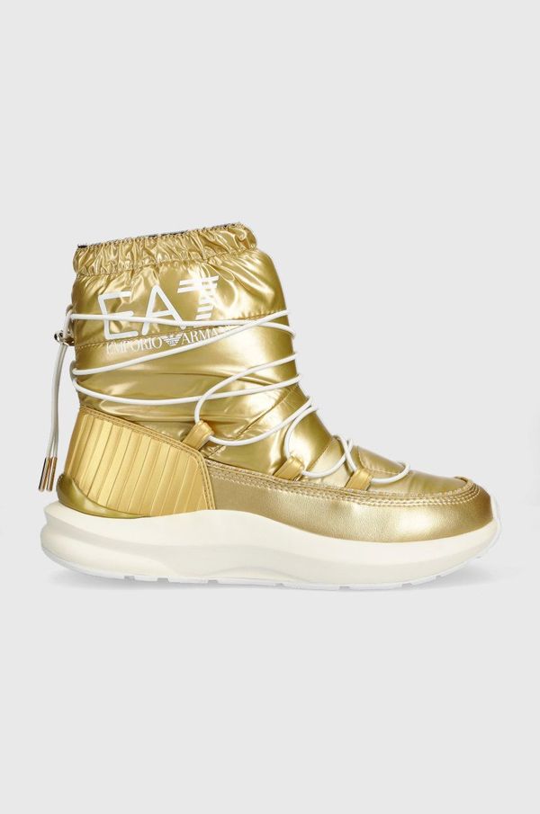 EA7 Emporio Armani Čizme za snijeg EA7 Emporio Armani Snow Boot boja: zlatna