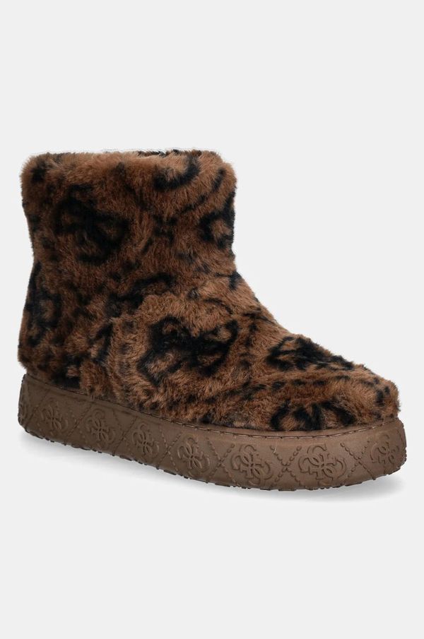 Guess Čizme za snijeg Guess UNITED boja: smeđa, FLFUTD FUR10