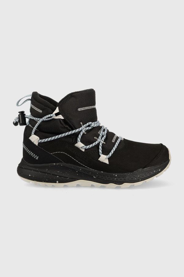 Merrell Čizme za snijeg Merrell Bravada 2 Thermo Demi Waterproof za žene, boja: crna, s toplom podstavom