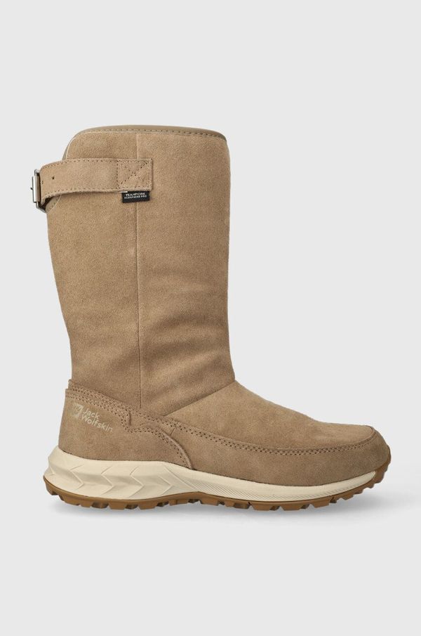 Jack Wolfskin Čizme za snijeg od brušene kože Jack Wolfskin boja: zelena