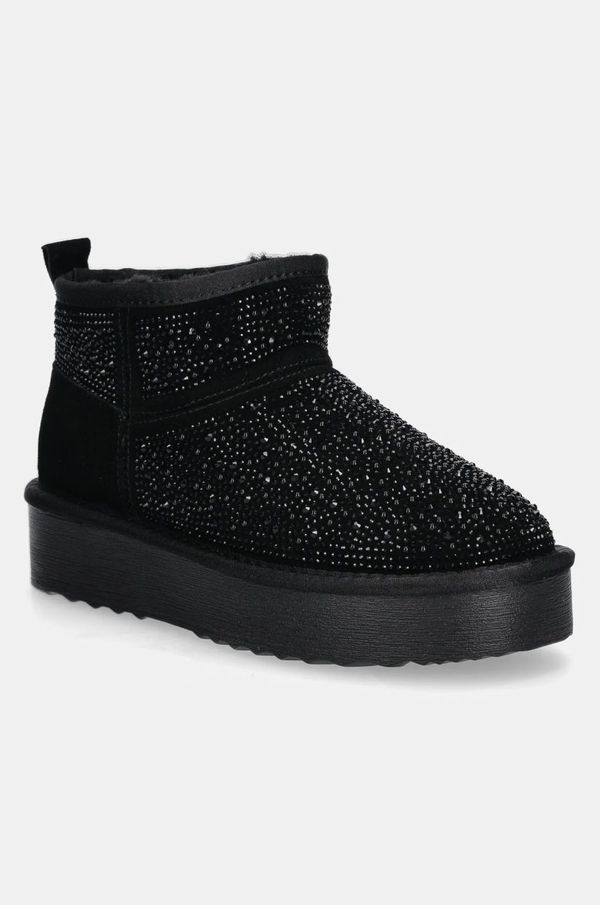 Steve Madden Čizme za snijeg od brušene kože Steve Madden Clydes boja: crna, SM11003465