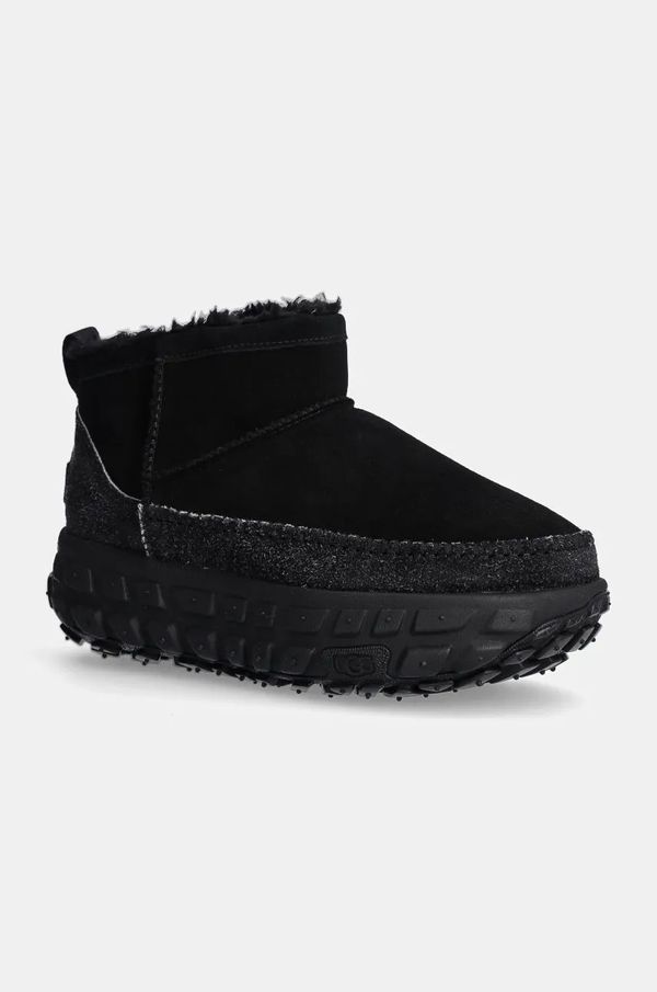 Ugg Čizme za snijeg od brušene kože UGG Venture Daze Ultra Mini boja: crna, 1158200-BBLC