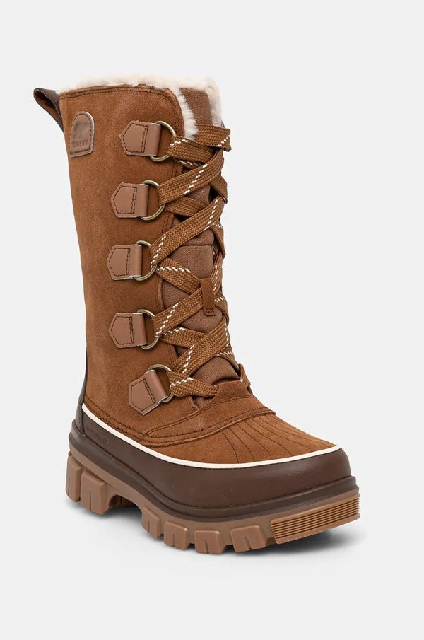 Sorel Čizme za snijeg Sorel TORINO V TALL WP OUTDRY boja: smeđa, 2106691242
