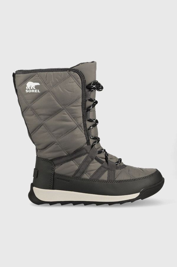 Sorel Čizme za snijeg Sorel Whitney Ii Tall Lace boja: siva