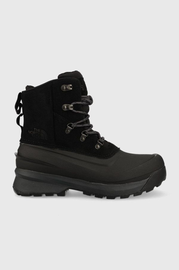 The North Face Čizme za snijeg The North Face MEN S CHILKAT V LACE WP za muškarce, boja: crna, s toplom podstavom