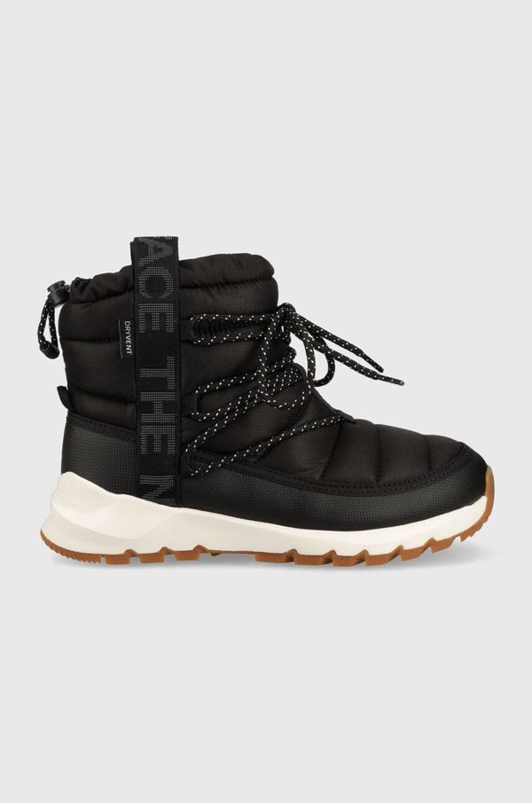 The North Face Čizme za snijeg The North Face WOMEN S THERMOBALL LACE UP WP boja: crna