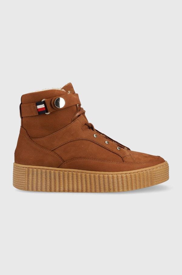 Tommy Hilfiger Čizme za snijeg Tommy Hilfiger Warmlined Lace Up Boot boja: smeđa