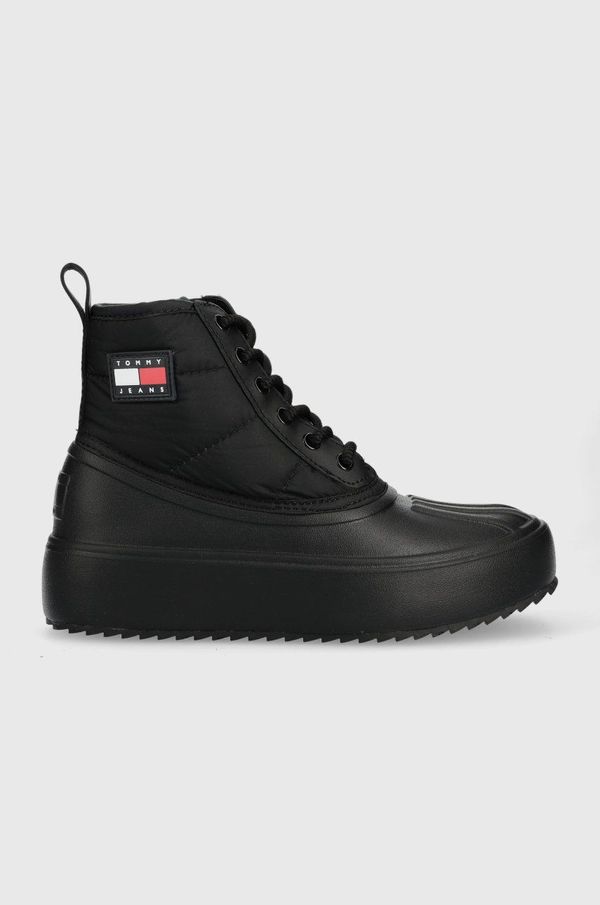 Tommy Jeans Čizme za snijeg Tommy Jeans Tommy Jeans Fashion Boot, boja: crna