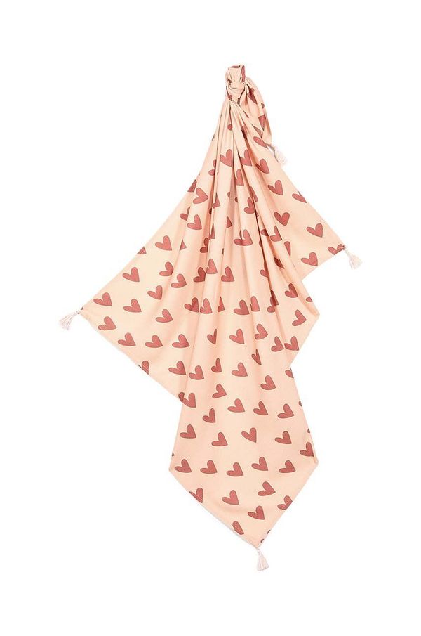 La Millou Dekica za bebe od bambusa La Millou HEARTBEAT PINK