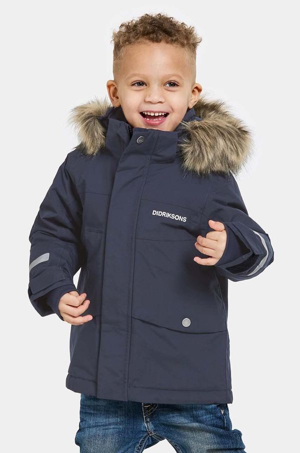 Didriksons Didriksons BJÄRVEN KIDS PARKA boja: tamno plava, 505470