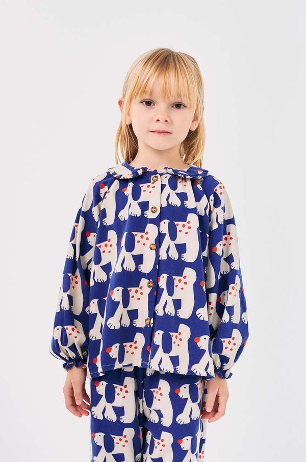 Bobo Choses Dječja bluza Bobo Choses Fairy Dog boja: tamno plava, s uzorkom, 224AC029