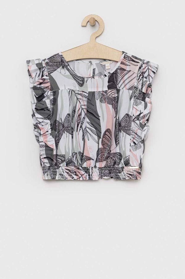 Guess Dječja bluza Guess boja: zelena, s uzorkom