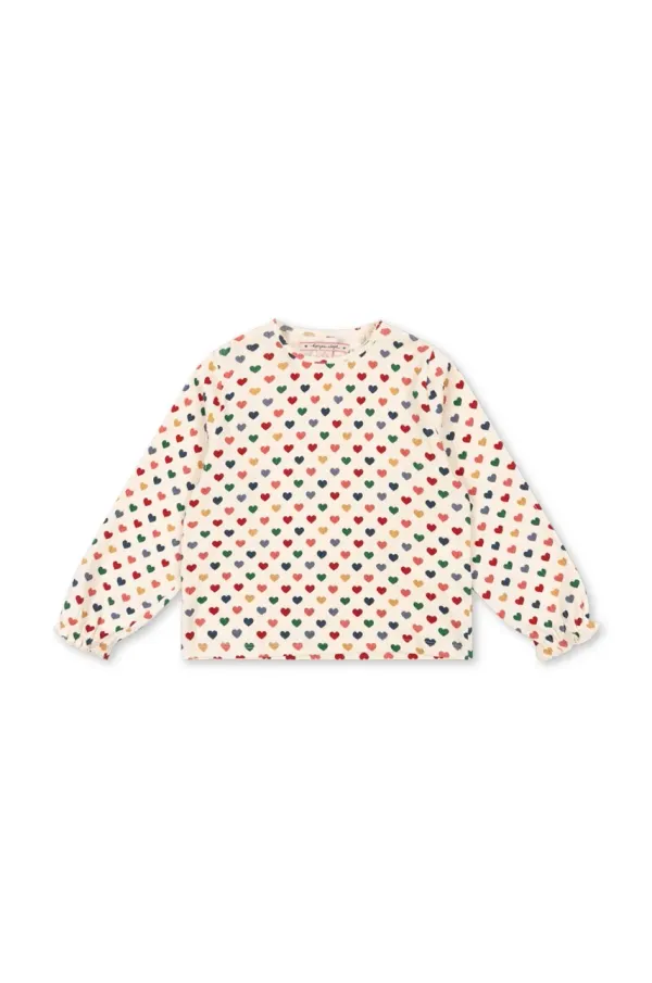 Konges Sløjd Dječja bluza Konges Sløjd CHLEO BLOUSE OCS boja: bež, s uzorkom, KS102454