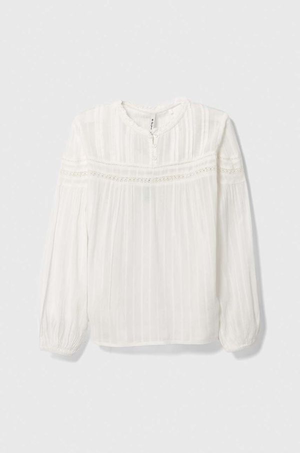 Pepe Jeans Dječja bluza Pepe Jeans boja: bijela