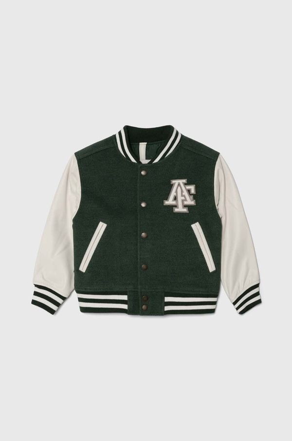 Abercrombie & Fitch Dječja bomber jakna Abercrombie & Fitch boja: zelena