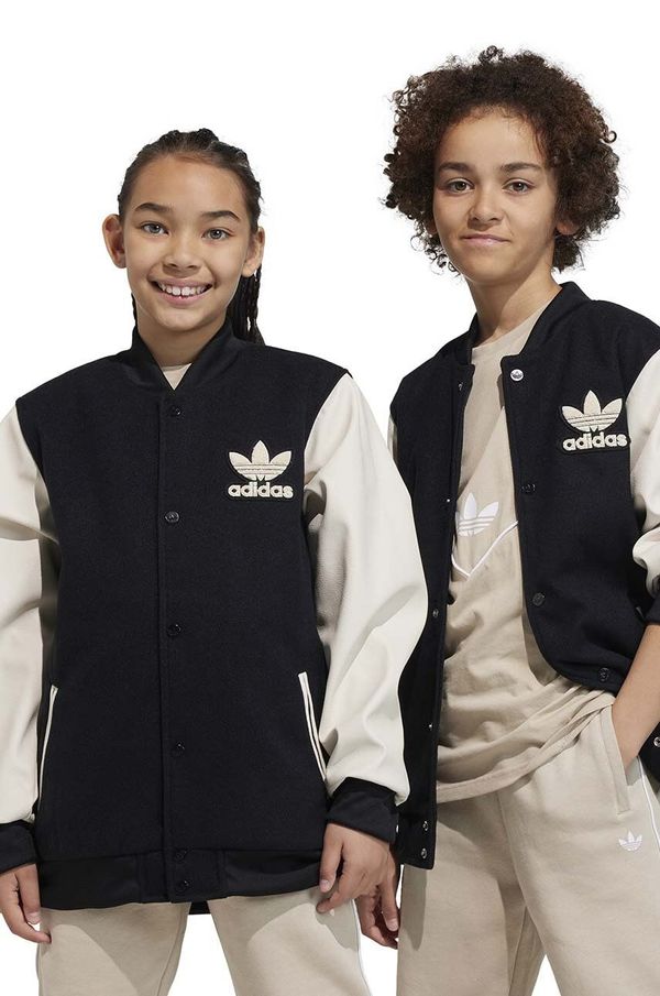 adidas Originals Dječja bomber jakna adidas Originals boja: crna