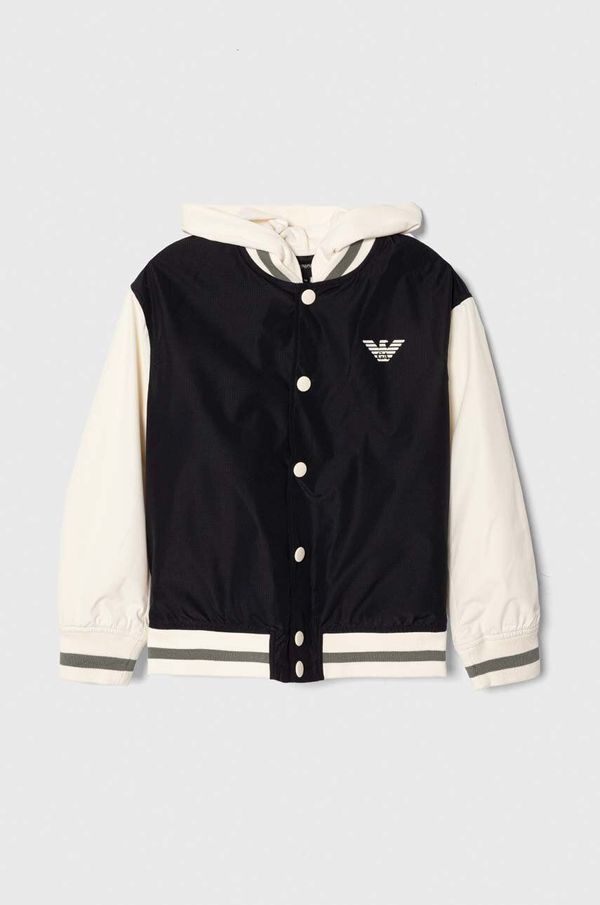 Emporio Armani Dječja bomber jakna Emporio Armani boja: tamno plava