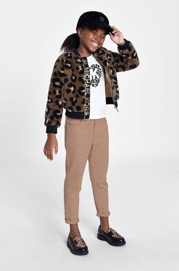 Michael Kors Dječja bomber jakna Michael Kors boja: zelena