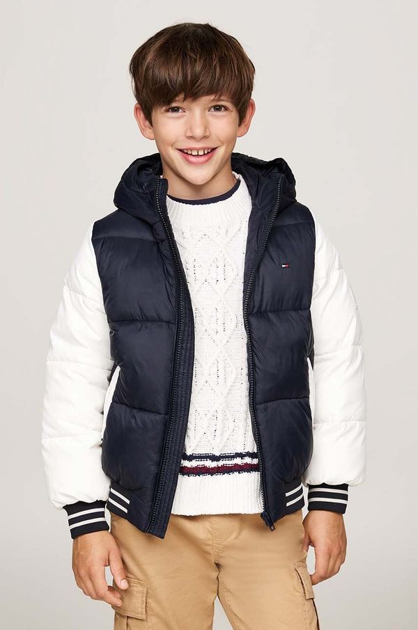 Tommy Hilfiger Dječja bomber jakna Tommy Hilfiger boja: tamno plava, KB0KB09465