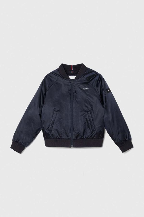 Tommy Hilfiger Dječja bomber jakna Tommy Hilfiger boja: tamno plava