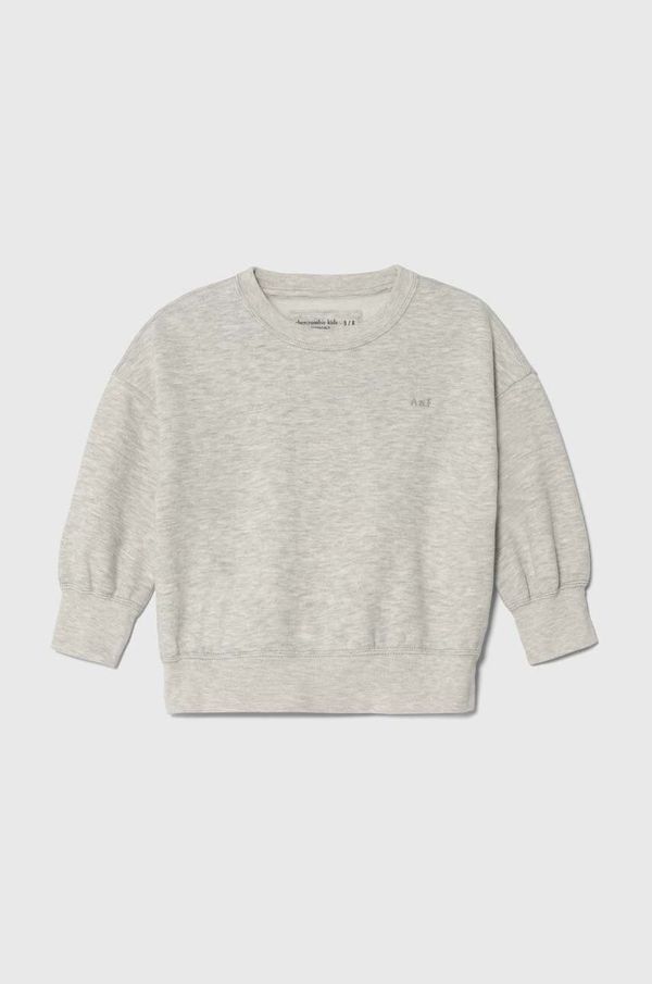 Abercrombie & Fitch Dječja dukserica Abercrombie & Fitch boja: siva, melanž