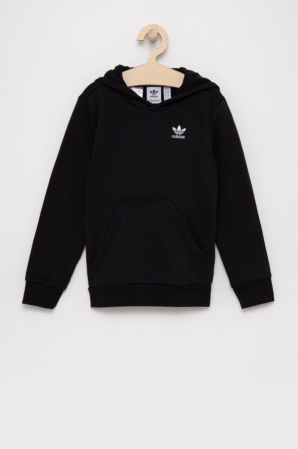 adidas Originals Dječja dukserica adidas Originals boja: crna, s kapuljačom
