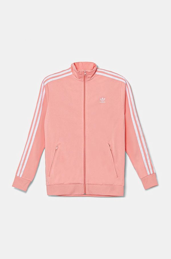 adidas Originals Dječja dukserica adidas Originals boja: narančasta, s aplikacijom, JD1622