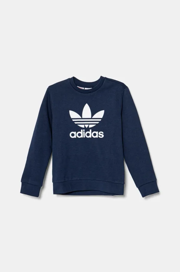 adidas Originals Dječja dukserica adidas Originals boja: tamno plava, s tiskom, JD1656