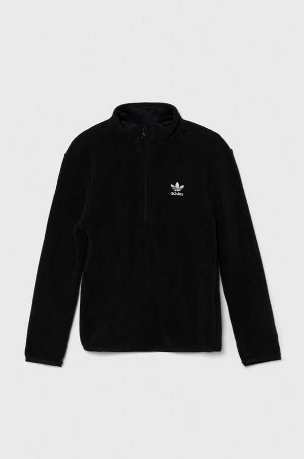 adidas Originals Dječja dukserica adidas Originals POLAR FLEECE HZ boja: crna, bez uzorka, IW3496