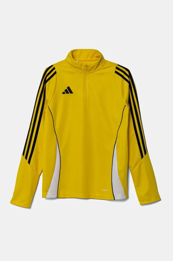 adidas Performance Dječja dukserica adidas Performance boja: žuta, s uzorkom, IR9365