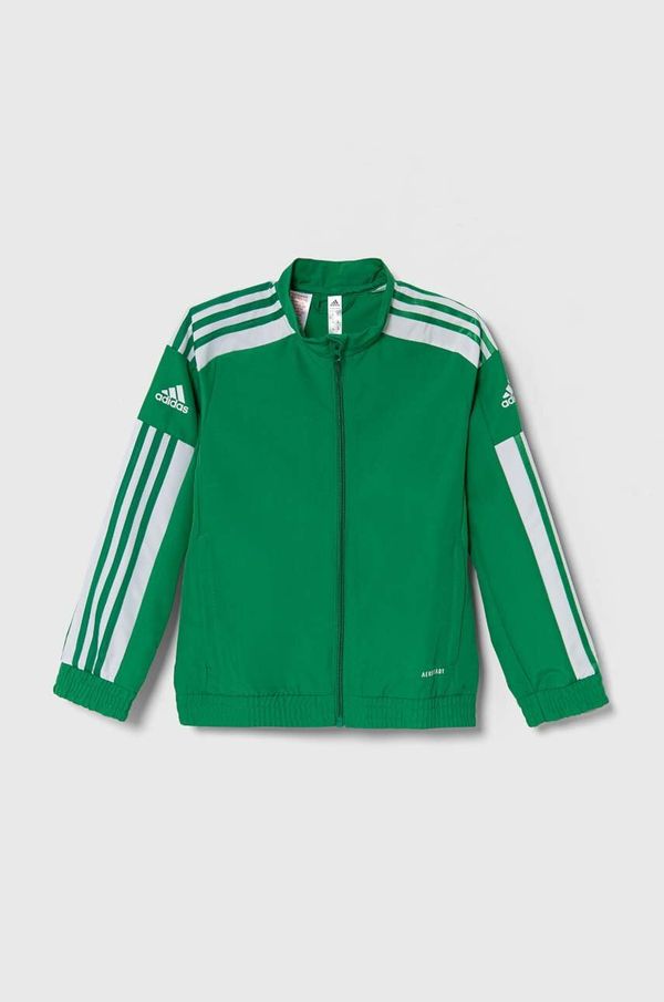 adidas Performance Dječja dukserica adidas Performance SQ21 PREKT boja: zelena, s uzorkom, GP6440
