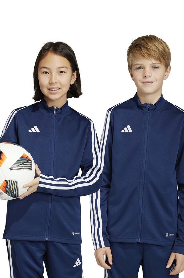 adidas Performance Dječja dukserica adidas Performance TIRO23L TR JKTY boja: tamno plava, s uzorkom
