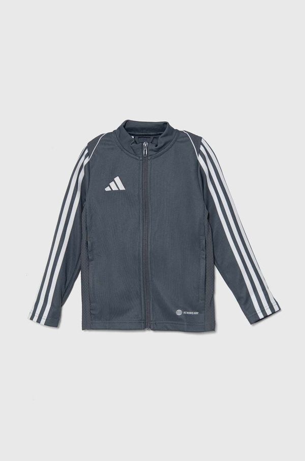 adidas Performance Dječja dukserica adidas Performance TIRO23L TRKTY boja: siva, s aplikacijom, HS3523
