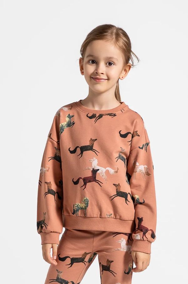 Coccodrillo Dječja dukserica Coccodrillo boja: ružičasta, s uzorkom, RODEO GIRL KIDS