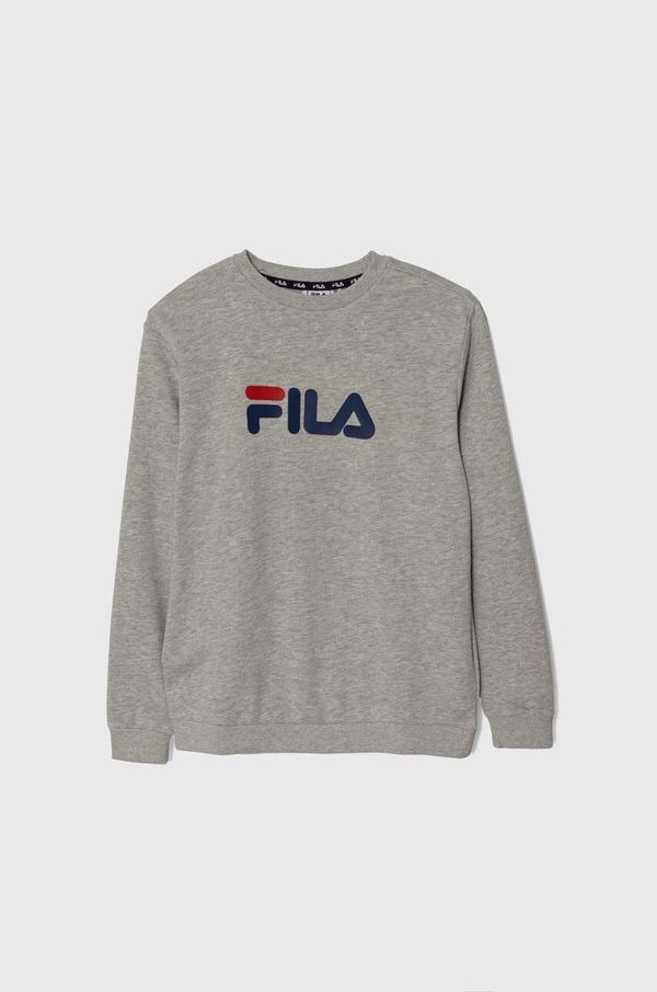 Fila Dječja dukserica Fila boja: žuta, s tiskom