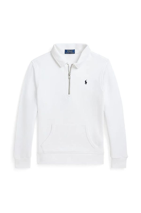 Polo Ralph Lauren Dječja dukserica Polo Ralph Lauren boja: bijela, bez uzorka, 323958157001