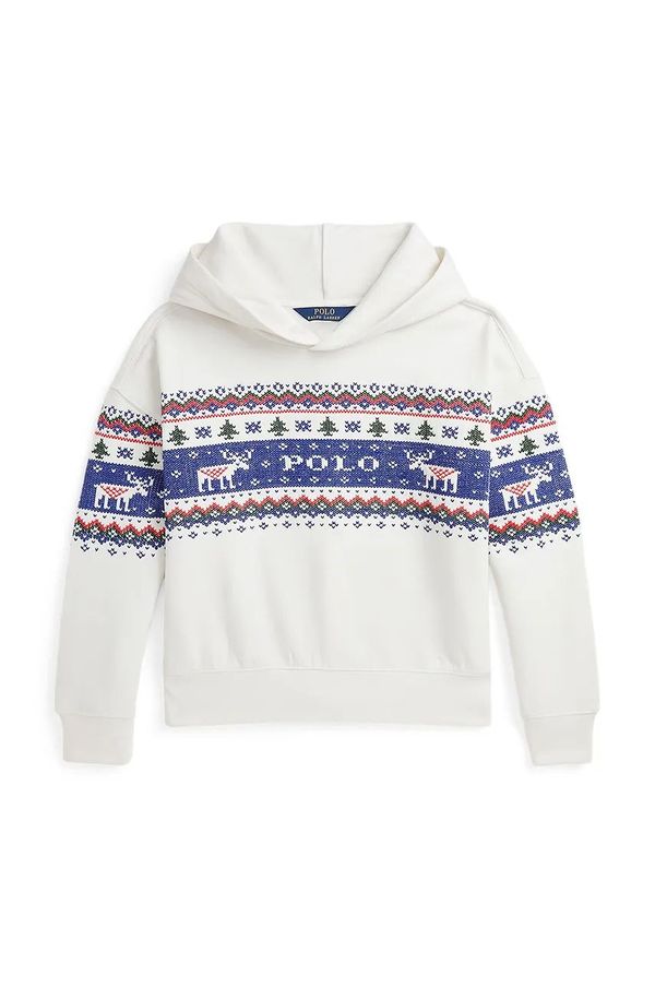 Polo Ralph Lauren Dječja dukserica Polo Ralph Lauren boja: bijela, s tiskom, 313952121001