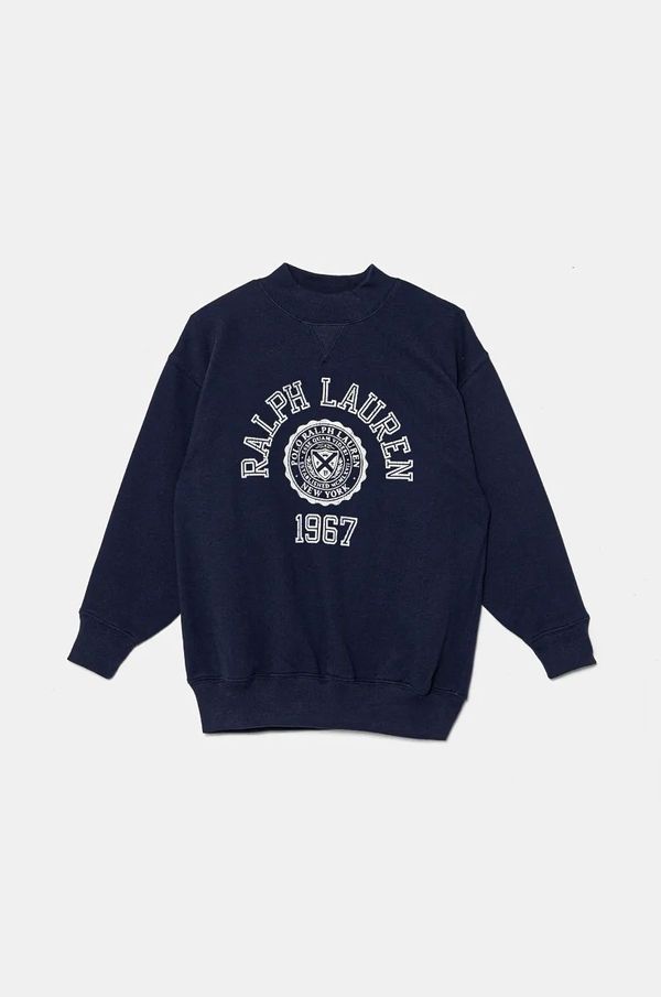 Polo Ralph Lauren Dječja dukserica Polo Ralph Lauren boja: tamno plava, s tiskom, 313950968001