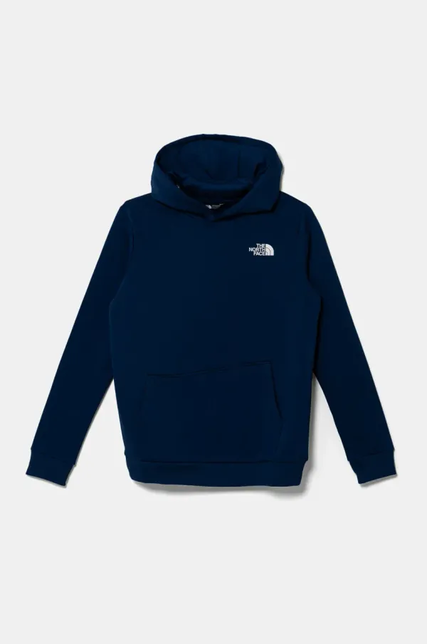 The North Face Dječja dukserica The North Face TEEN SIMPLE DOME HOODIE boja: tamno plava, s kapuljačom, bez uzorka, NF0A8AXVD1R1