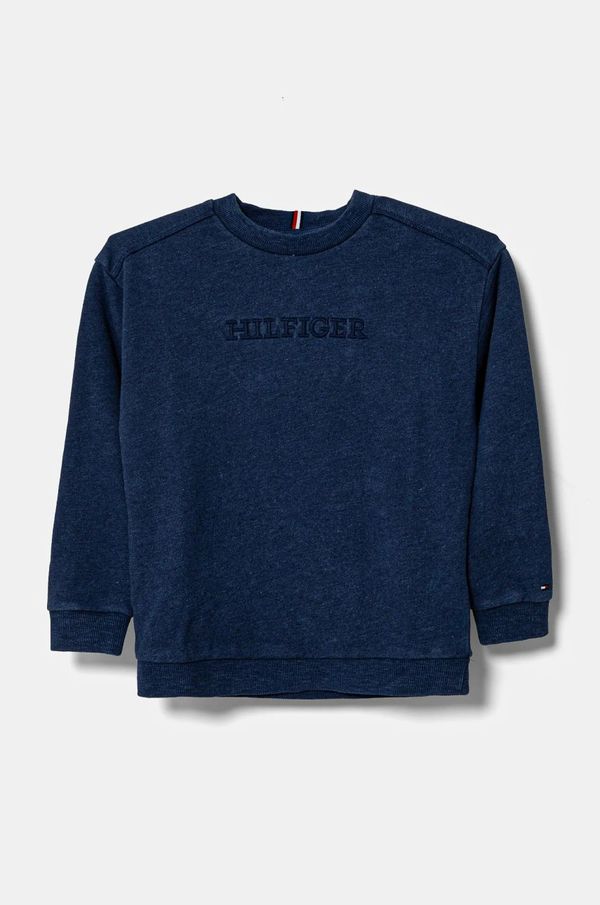 Tommy Hilfiger Dječja dukserica Tommy Hilfiger bez uzorka, KB0KB09311