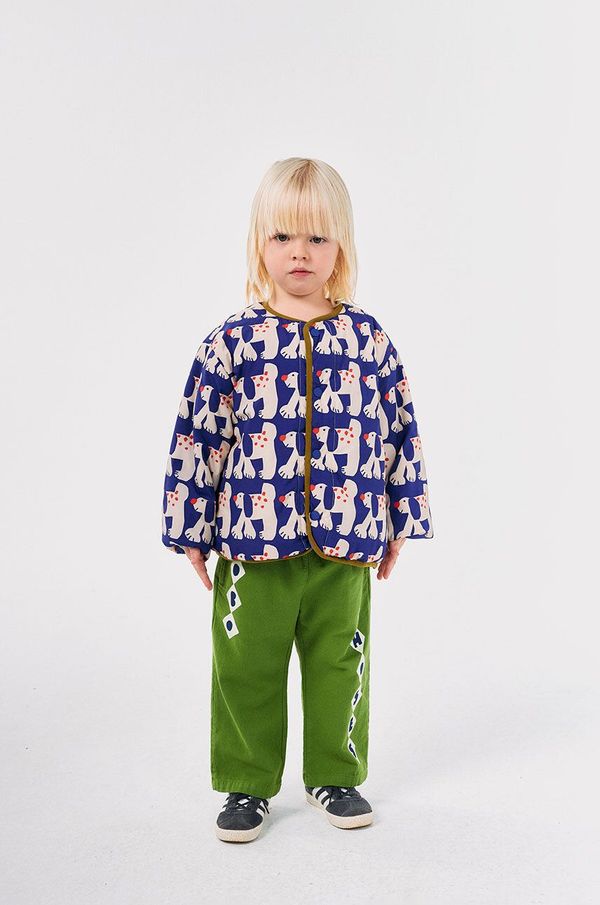 Bobo Choses Dječja dvostrana jakna Bobo Choses Fairy Dog boja: zelena, 224AC129
