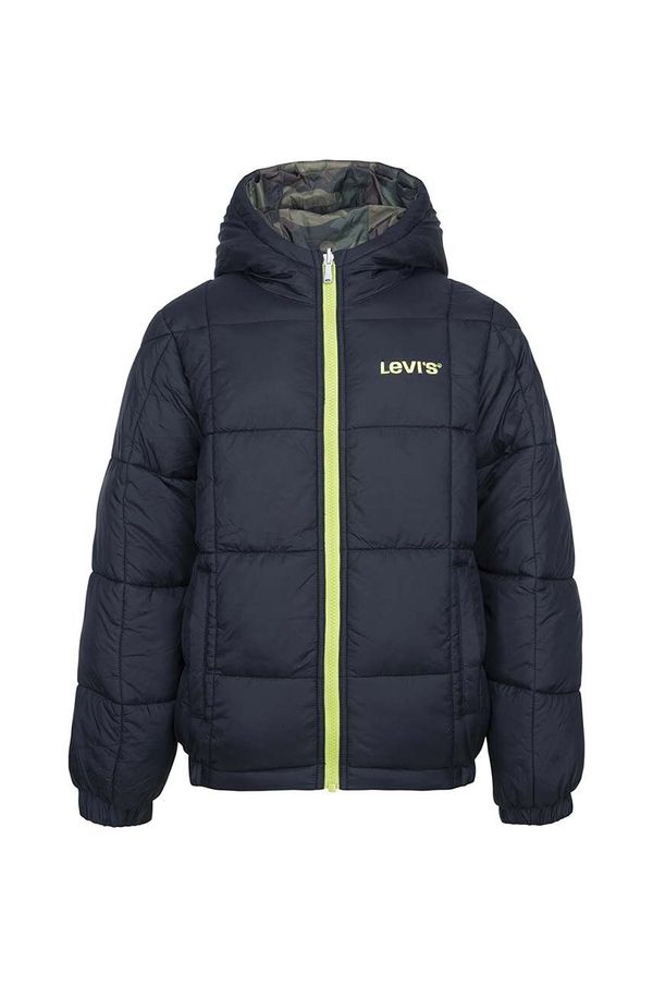 Levi's Dječja dvostrana jakna Levi's boja: crna