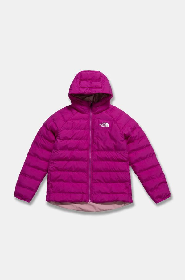The North Face Dječja dvostrana jakna The North Face REVERSIBLE PERRITO HOODED JACKET boja: ružičasta, NF0A88UE1I71