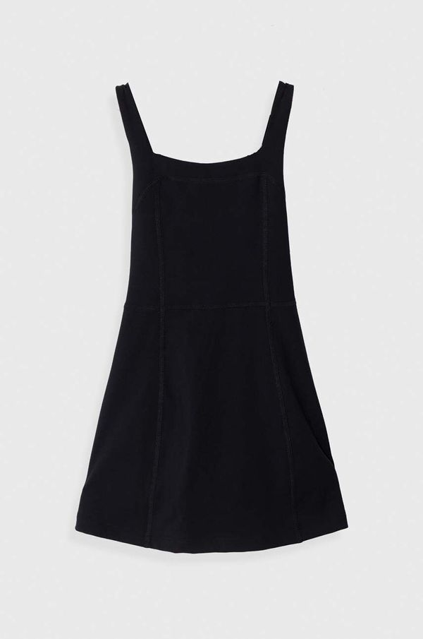 Abercrombie & Fitch Dječja haljina Abercrombie & Fitch boja: crna, mini, ravna