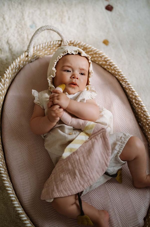 La Millou Dječja igračka za spavanje La Millou DouDou Swan POWDER PINK