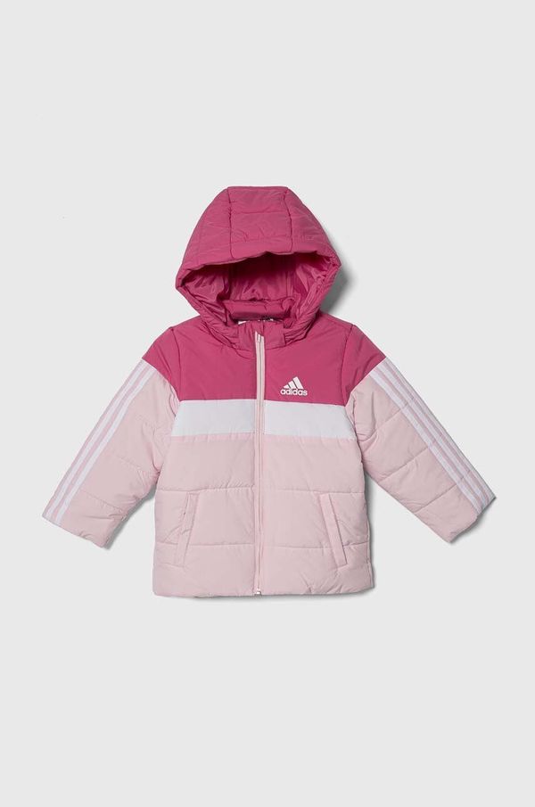 adidas Dječja jakna adidas boja: ružičasta