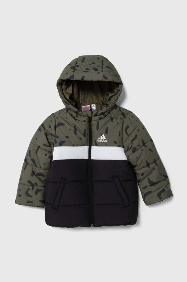 adidas Dječja jakna adidas boja: zelena