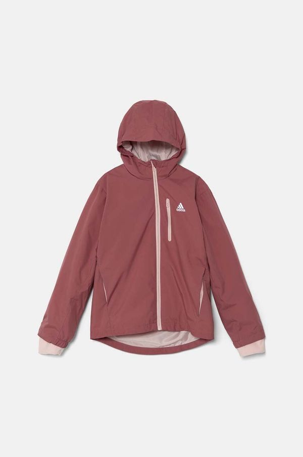 adidas Dječja jakna adidas J 2in1KT boja: ružičasta, IW0546