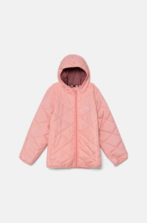 adidas Dječja jakna adidas J LT PADKT boja: ružičasta, JF4344