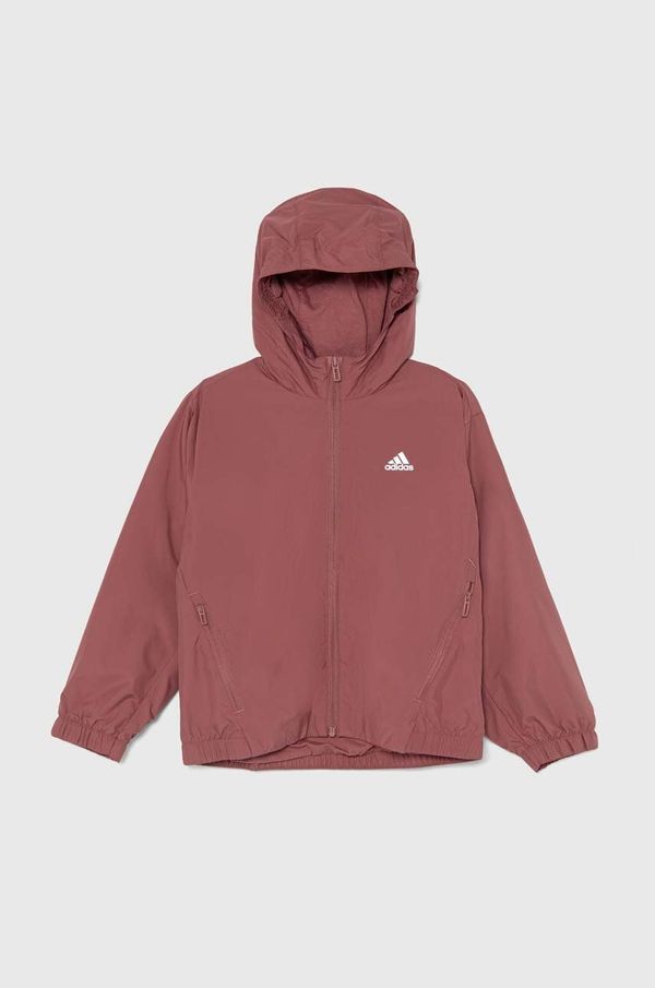 adidas Dječja jakna adidas J UTILITYKT boja: ružičasta, IX3305